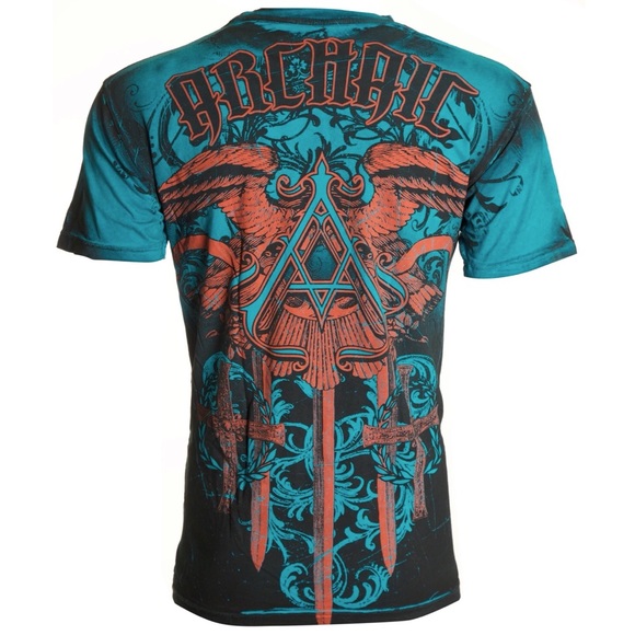 Archaic By Affliction Men's T-Shirt DAVENTRY - Picture 3 of 9